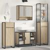 vidaXL Mobile da Bagno Sonoma 40 x 30 x 100 cm Legno multistrato