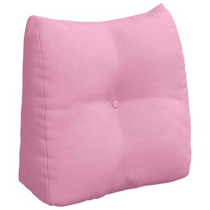 vidaXL Cuscino per Schiena Rosa 45 x 24 x 50 cm Tessuto
