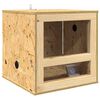 vidaXL Terrario Marrone 40 x 40 x 40 cm OSB