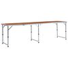 vidaXL Tavolo da Campeggio Pieghevole in Alluminio 240x60 cm