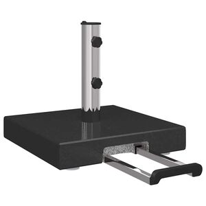 vidaXL Base per ombrellone Nero 41 x 41 x 37 cm Granito