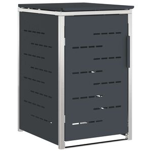 vidaXL Stoccaggio contenitore a ruote for 1 Bin 240L Antracite