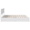 vidaXL Letto con Contenitore Bianco 180 x 200 cm Legno multistrato