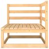 vidaXL Set Salotto Giardino 7 pz Cuscini Antracite Legno Massello Pino