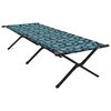 vidaXL Letto da campeggio pieghevole Foglia Foresta 210 x 80 x 46 cm