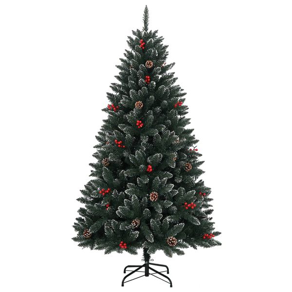 vidaXL Albero di Natale Artificiale 300 LED 240 cm