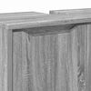 vidaXL Mobile per lavabo da bagno Grigio Sonoma 60 x 30 x 60 cm