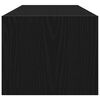 vidaXL Mobili TV 2 pz Rovere Nero 100x31x25,5 cm in Legno Multistrato