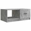 vidaXL Tavolino da salotto Grigio Cemento 90 x 50 x 37 cm