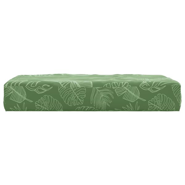 vidaXL Cuscino Pallet Motivo a Foglie 60x60x8 cm in Tessuto Oxford