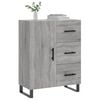vidaXL Credenza Grigio Sonoma 69,5x34x90 cm in Legno Multistrato