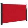 vidaXL Tenda da Sole Laterale Retrattile Rossa 117x300 cm