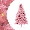 vidaXL Albero di Natale artificiale con luci integrate Rosa 240 cm PVC