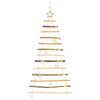 vidaXL Albero di Natale Naturale 120 cm Legno di Frassino Massiccio