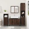 vidaXL Mobile Lavabo Bagno Rovere Marrone 90x33x60cm Legno Multistrato