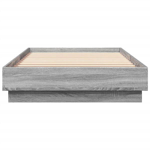 vidaXL Giroletto Grigio Sonoma 100x200 cm in Legno Multistrato