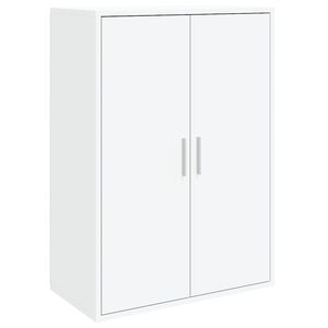 vidaXL Credenza Bianca 60x31x84 cm in Legno Multistrato