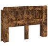 vidaXL Testata del letto Rovere Fumo Legno ingegnerizzato