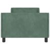 vidaXL Struttura letto bambini con testata Verde Mare 80 x 200 cm