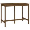 vidaXL Tavolo da Bar Ambra 140x80x110 cm in Legno Massello di Pino
