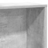 vidaXL Libreria Grigio Cemento 60x24x120 cm in Legno Multistrato