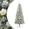 vidaXL Albero di Natale Artificiale con Rami Pieghevoli 210 cm