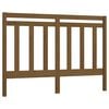 vidaXL Testiera per Letto ambra 126x4x100 cm in Legno Massello di Pino