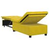 vidaXL Divano letto Giallo 194 x 67 x 82 cm Velluto