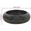vidaXL Lavandino 40x12 cm in Marmo Nero