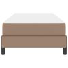 vidaXL Struttura del letto Cappuccino 90 x 190 cm Tessuto