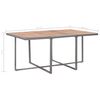 vidaXL Set da Pranzo da Giardino 11 pz Polyrattan e Acacia Antracite