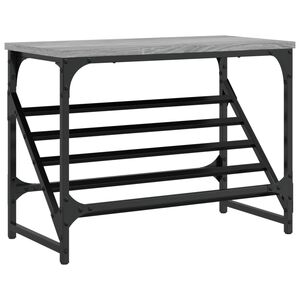 vidaXL Scarpiera Grigio Sonoma 60x30x45 cm in Legno Multistrato