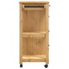 vidaXL Carrello da Cucina MONZA 84x40x88,5 cm in Legno Massello di Pino