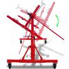 vidaXL Posizionatore per Ruotare la Carrozzeria Rosso