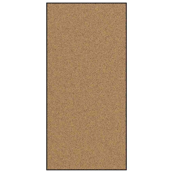 vidaXL Tappetino Altro Crema e Nero 120 x 250 cm Poliammide e PVC
