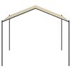vidaXL Tenda a Baldacchino Beige 4x4 m in Acciaio e Tessuto
