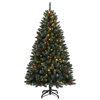 vidaXL Albero di Natale Artificiale con 300 LED 210 cm