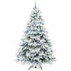 vidaXL Albero di Natale artificiale con 300 LED Bianco 240 cm PE e PVC