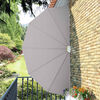 vidaXL Tenda Laterale per Terrazza Pieghevole Crema 200 cm