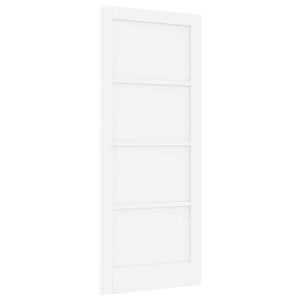 vidaXL Porta Interna 83 x 202 cm Legno compensato Bianco