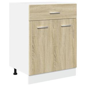 vidaXL Armadio Inferiore Cassetto &ldquo;Lyon&rdquo; Rovere Sonoma 60x46x81,5