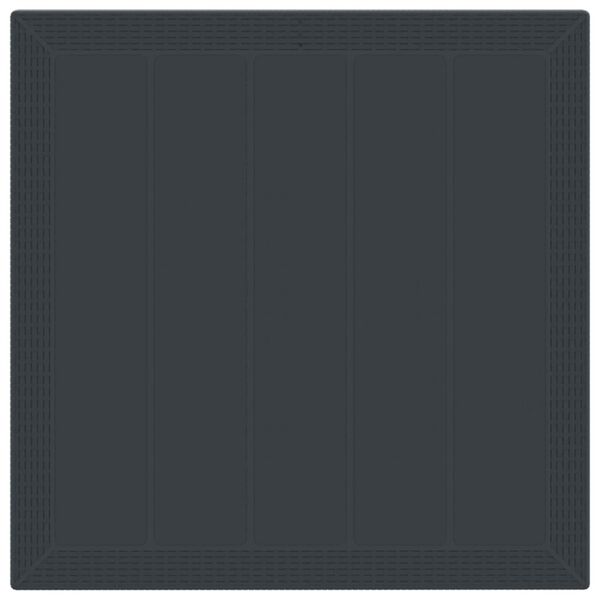 vidaXL Set da Pranzo per Giardino 3 pcs Antracite Polipropilene