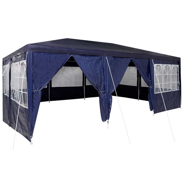 vidaXL Tenda Party Blu 600 x 400 x 266 cm Polietilene