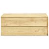 vidaXL Set Divani da Giardino 2 pz in Legno di Pino Impregnato