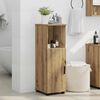 vidaXL Mobile da Bagno con porta Rovere artigianale 30 x 35 x 95 cm