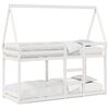 vidaXL Letto a Castello senza Materasso Bianco 90x190cm Massello Pino