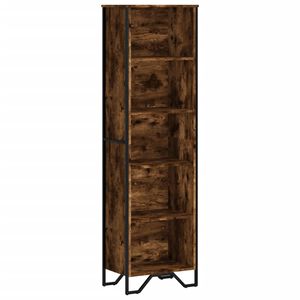 vidaXL Libreria Rovere Fumo 50x31x169 cm in Legno Multistrato