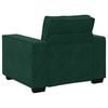 vidaXL Divano Sedia Verde Scuro 100x78x84 cm Velluto
