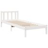 vidaXL Letto Extra Lungo senza Materasso Bianco 100x210 cm in Pino