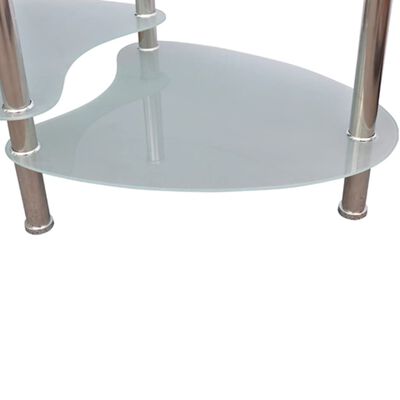 vidaXL Tavolino da Caffè con Design Esclusivo Bianco